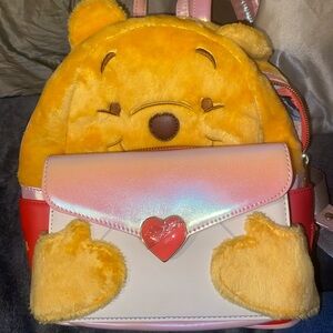 Loungefly Disney Winnie The Pooh & Piglet Love Letter Mini Backpack $150